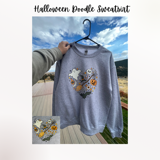 Halloween Doodle Sweatshirt